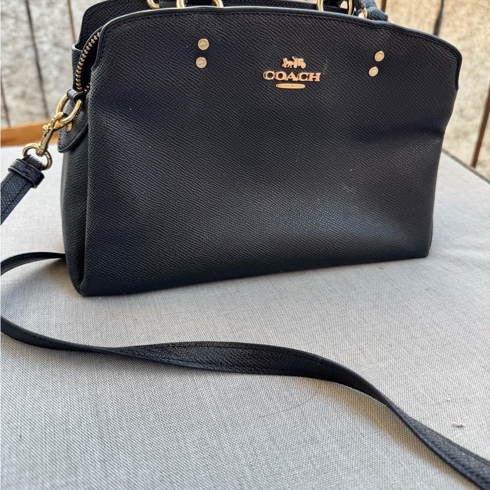 Coach Black Leather Christie Women's Bag